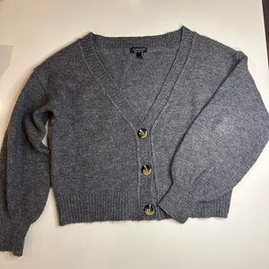 Topshop oversized v-neck cardigan